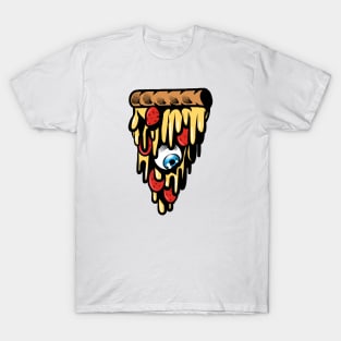 A Melting Pizza Graphic - unique and trending T-Shirt